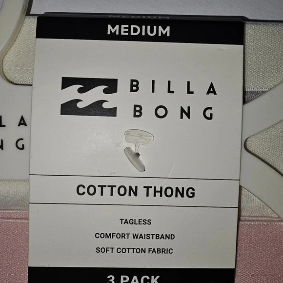 Billabong Women's 3 Pack Mini Floral Thong - Picture 3 of 6